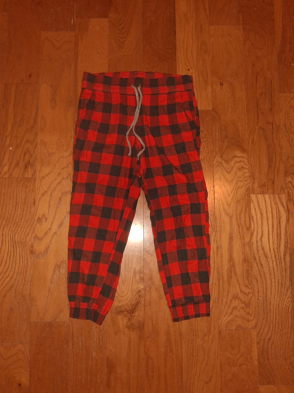 aerie Red and Black Buffalo Plaid Lounge Pajama Pants